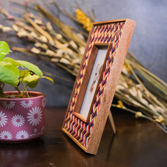 Bamboo Photo Frame (Multicolor Small)