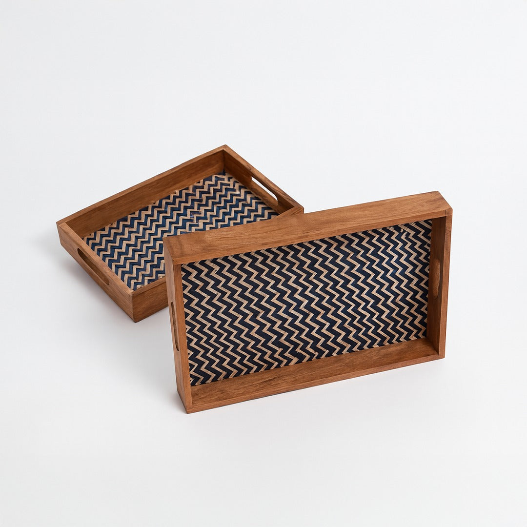 Kraftinn Chevron Tray Set